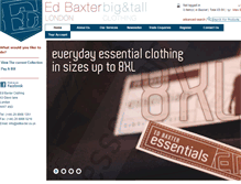 Tablet Screenshot of edbaxter.co.uk